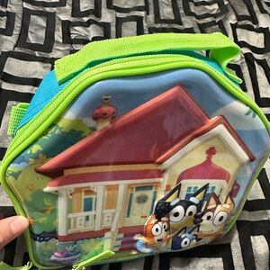 Source Unknown Kids Lunch Bag with Green and Blue Accents